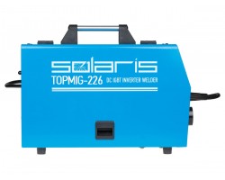 Полуавтомат сварочный Solaris TOPMIG-226 с горелкой 3 м (220В, MIG/FLUX, евроразъем, горелка 3 м, смена полярности) (TOPMIG-226WG3) (SOLARIS) (TOPMIG-226WG3)-foto6