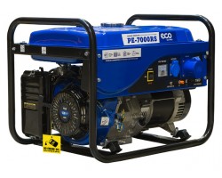 Электростанция (генератор бензиновый) ECO PE-7000RS (5.5 кВт, 230 В, бак 25.0 л, вес 71 кг) (PE-7000RS)