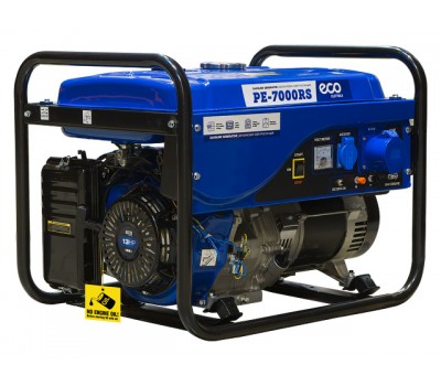 Электростанция (генератор бензиновый) ECO PE-7000RS (5.5 кВт, 230 В, бак 25.0 л, вес 71 кг) (PE-7000RS)