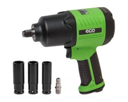 Пневмогайковерт 1/2' ECO AIW-980S (950/1200 Нм (закр./откр.), 3 ступени крут.мом., twin hammer, 7500 об/мин, композитн. корпус) (AIW-980S)