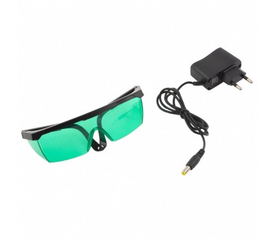 Лазерный уровень ML 06 Green, 30 м, 520 нм, аккумулятор Li 2800 мАч, резьба 5/8 Matrix