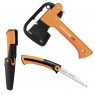 Набор FISKARS универсальный топор Х5+пила+универсальный нож