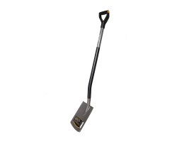 Лопата FISKARS с закругленным лезвием Ergonomic