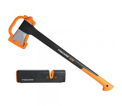 Набор FISKARS топор-колун Х21 + точилка