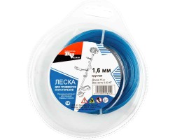 Леска для триммера RedVerg d 1,6мм (15м) круглая