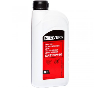 Масло RedVerg 4-такт SAE 10W40 (1л) полусинтетика, всесезонное Масло RedVerg 4-такт SAE 10W40 (1л) полусинтетика, всесезонное