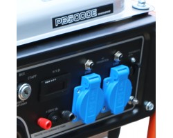 Бензиновый генератор Zongshen PB 5000 E-foto4