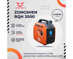 Инверторный генератор Zongshen BQH 2000-foto8