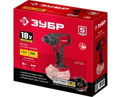 Аккумуляторный ударный винтоверт Зубр ГВЛ-255-foto12