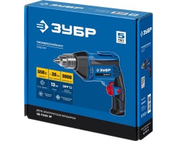 Дрель реверсивная ЗУБР ЗД-П550 ЭР серия ПРОФЕССИОНАЛ-foto7