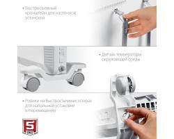 Электрический конвектор 2 кВт Зубр КЭП-2000-foto7