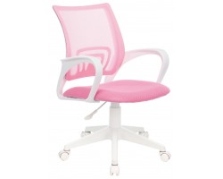 Кресло Бюрократ CH-W695NLT розовый TW-06A TW-13A сетка/ткань крестовина пластик пластик белый Кресло Бюрократ CH-W695NLT розовый TW-06A TW-13A сетка/ткань крестовина пластик пластик белый