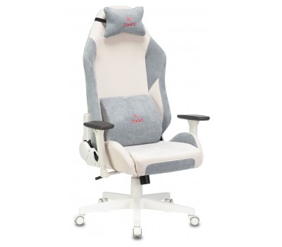 Кресло игровое Zombie EPIC PRO Fabric белый/серо-голубой с подголов. крестовина пластик пластик белый Кресло игровое Zombie EPIC PRO Fabric белый/серо-голубой с подголов. крестовина пластик пластик белый