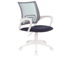Кресло Бюрократ CH-W695NLT темно-серый TW-04 TW-12 сетка/ткань крестовина пластик пластик белый Кресло Бюрократ CH-W695NLT темно-серый TW-04 TW-12 сетка/ткань крестовина пластик пластик белый