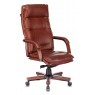 Кресло Бюрократ T-9927WALNUT-AV светло-коричневый Leather Eichel кожа полозья дерево