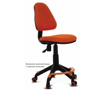 Кресло детское Бюрократ KD-4-F оранжевый TW-96-1 крестовина пластик подст.для ног