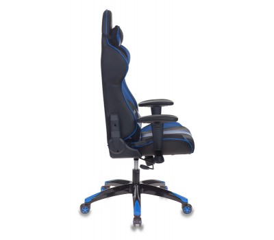Кресло игровое Бюрократ CH-772N две подушки черный/синий искусственная кожа Кресло игровое Бюрократ CH-772N две подушки черный/синий искусственная кожа