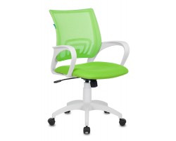 Кресло Бюрократ CH-W695N салатовый TW-03A TW-18 сетка/ткань крестовина пластик пластик белый Кресло Бюрократ CH-W695N салатовый TW-03A TW-18 сетка/ткань крестовина пластик пластик белый