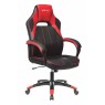 Кресло игровое Zombie VIKING 2 AERO черный/красный текстиль/эко.кожа крестовина пластик