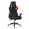 Кресло игровое Zombie VIKING 4 AERO черный/красный текстиль/эко.кожа с подголов. крестовина пластик