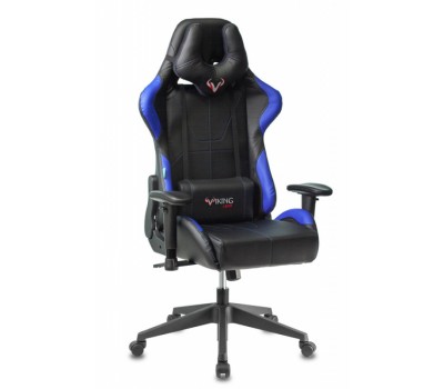 Кресло игровое Zombie VIKING 5 AERO черный/синий эко.кожа с подголов. крестовина пластик Кресло игровое Zombie VIKING 5 AERO черный/синий эко.кожа с подголов. крестовина пластик