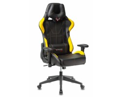Кресло игровое Zombie VIKING 5 AERO черный/желтый эко.кожа с подголов. крестовина пластик