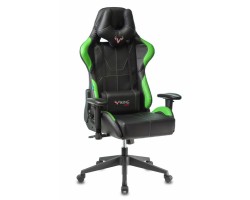 Кресло игровое Zombie VIKING 5 AERO черный/салатовый эко.кожа с подголов. крестовина пластик