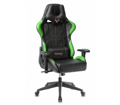 Кресло игровое Zombie VIKING 5 AERO черный/салатовый эко.кожа с подголов. крестовина пластик Кресло игровое Zombie VIKING 5 AERO черный/салатовый эко.кожа с подголов. крестовина пластик