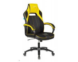 Кресло игровое Zombie VIKING 2 AERO черный/желтый текстиль/эко.кожа крестовина пластик