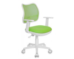 Кресло детское Бюрократ Ch-W797 салатовый TW-03A сиденье салатовый TW-18 сетка/ткань крестовина пластик пластик белый Кресло детское Бюрократ Ch-W797 салатовый TW-03A сиденье салатовый TW-18 сетка/ткань крестовина пластик пластик белый