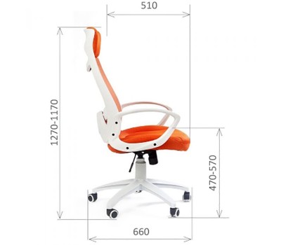 Кресло для руководителя CHAIRMAN CH 840 white черное Кресло для руководителя CHAIRMAN CH 840 white черное