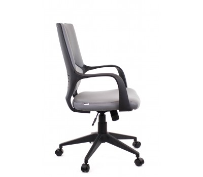 Кресло офисное Everprof Trio Black LB T Ткань Серый