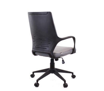 Кресло офисное Everprof Trio Black LB T Ткань Серый
