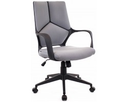 Кресло офисное Everprof Trio Black LB T Ткань Серый