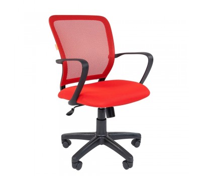 Кресло офисное CHAIRMAN 698 black красное