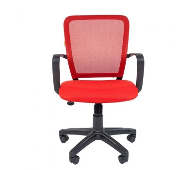 Кресло офисное CHAIRMAN 698 black красное