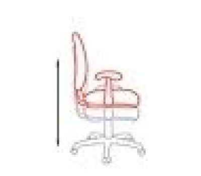 Кресло офисное CHAIRMAN 698 black красное