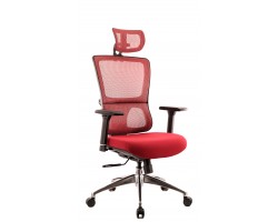 Кресло офисное Everprof Everest S сетка красный-foto2