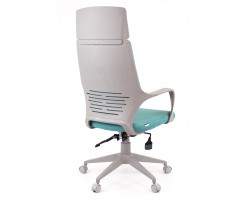 Кресло руководителя Everprof Trio Grey TM Ткань Бирюзовый-foto4