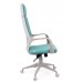 Кресло руководителя Everprof Trio Grey TM Ткань Бирюзовый