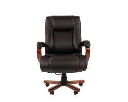 Кресло для руководителя CHAIRMAN CH 503. черная кожа-foto3