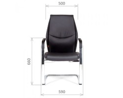 Кресло для посетителя CHAIRMAN Vista V Эко коричневое-foto3