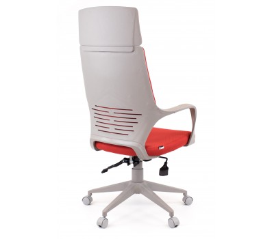 Кресло руководителя Everprof Trio Grey TM Ткань Красный