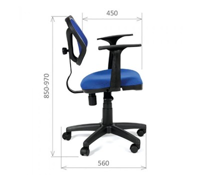 Кресло офисное CHAIRMAN CH 450 new синее Кресло офисное CHAIRMAN CH 450 new синее