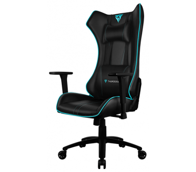 Кресло компьютерное игровое ThunderX3 UC5 Black-Cyan AIR, с подсветкой 7 цветов Кресло компьютерное игровое ThunderX3 UC5 Black-Cyan AIR, с подсветкой 7 цветов
