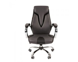 Кресло руководителя CHAIRMAN 901 черно/серое-foto3