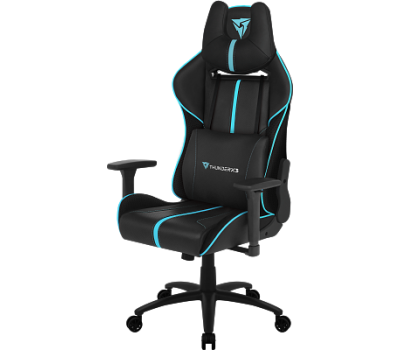 Кресло компьютерное игровое ThunderX3 BC5 Black-Cyan AIR