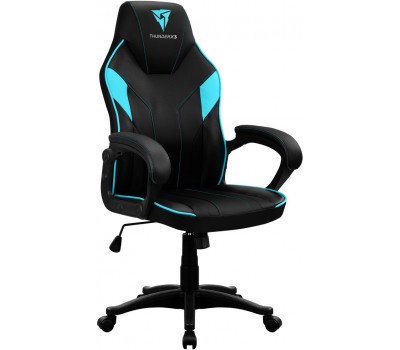 Кресло компьютерное игровое ThunderX3 EC1 Black-Cyan AIR