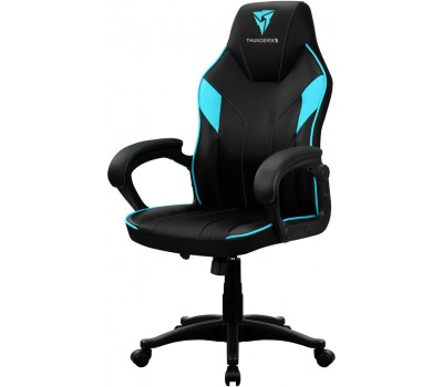 Кресло компьютерное игровое ThunderX3 EC1 Black-Cyan AIR