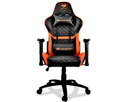 Кресло компьютерное игровое Cougar ARMOR One Black-Orange-foto6